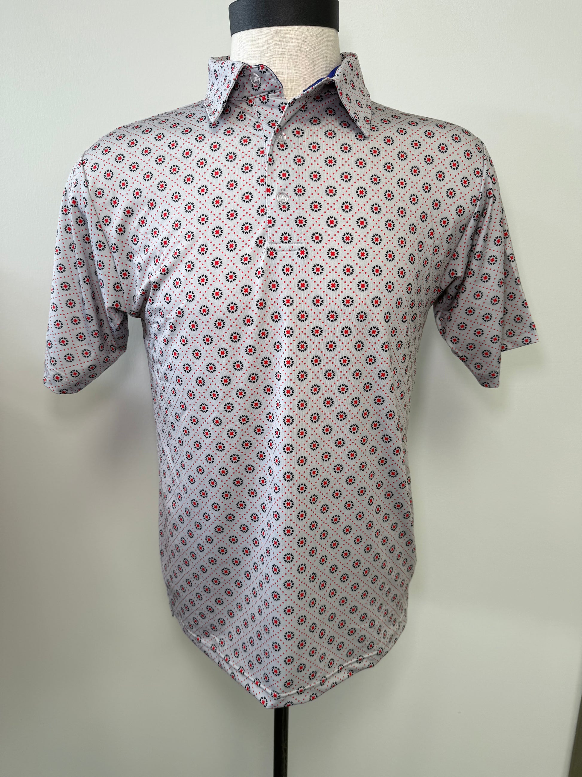 The Red Iron Sun Men's Performance Polo