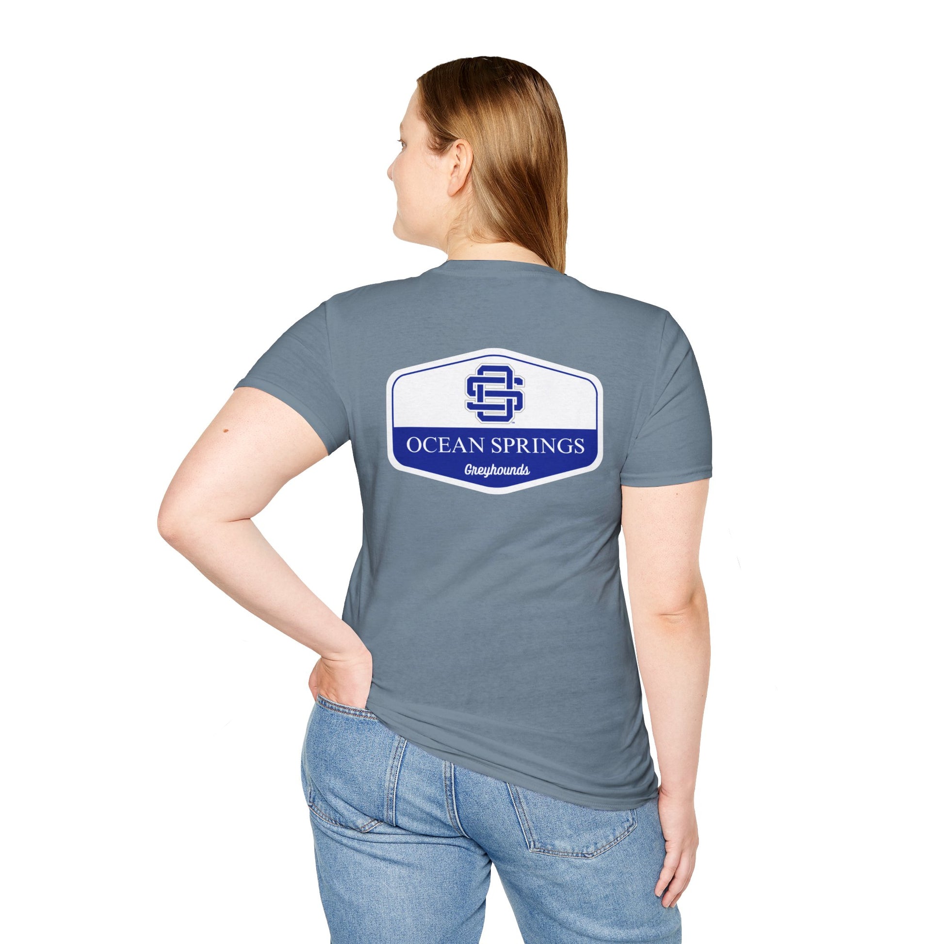 Ocean Springs Rounded Shield Unisex T-Shirt
