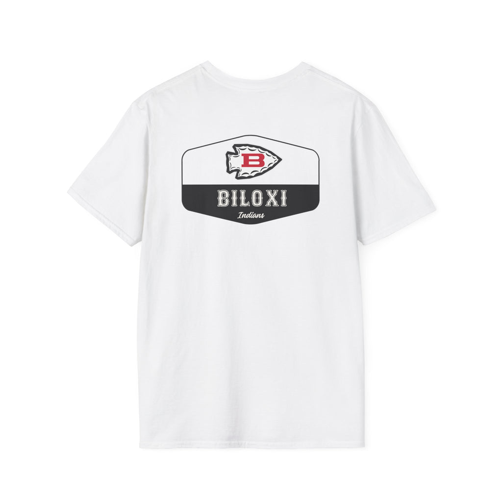 Biloxi Indians Rounded Shield Unisex T-Shirt