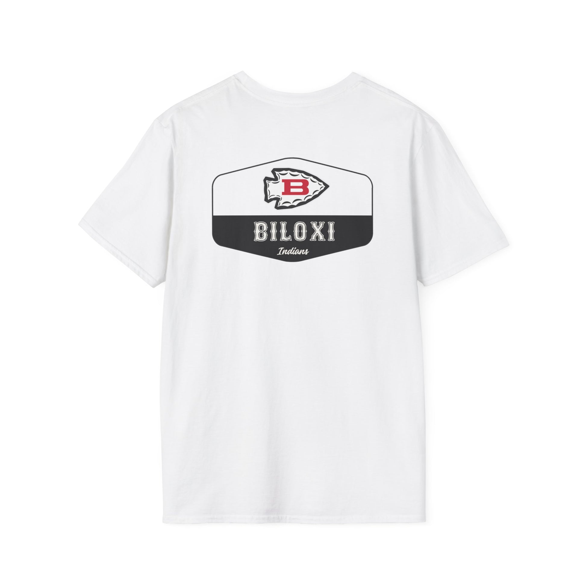 Biloxi Indians Rounded Shield Unisex T-Shirt