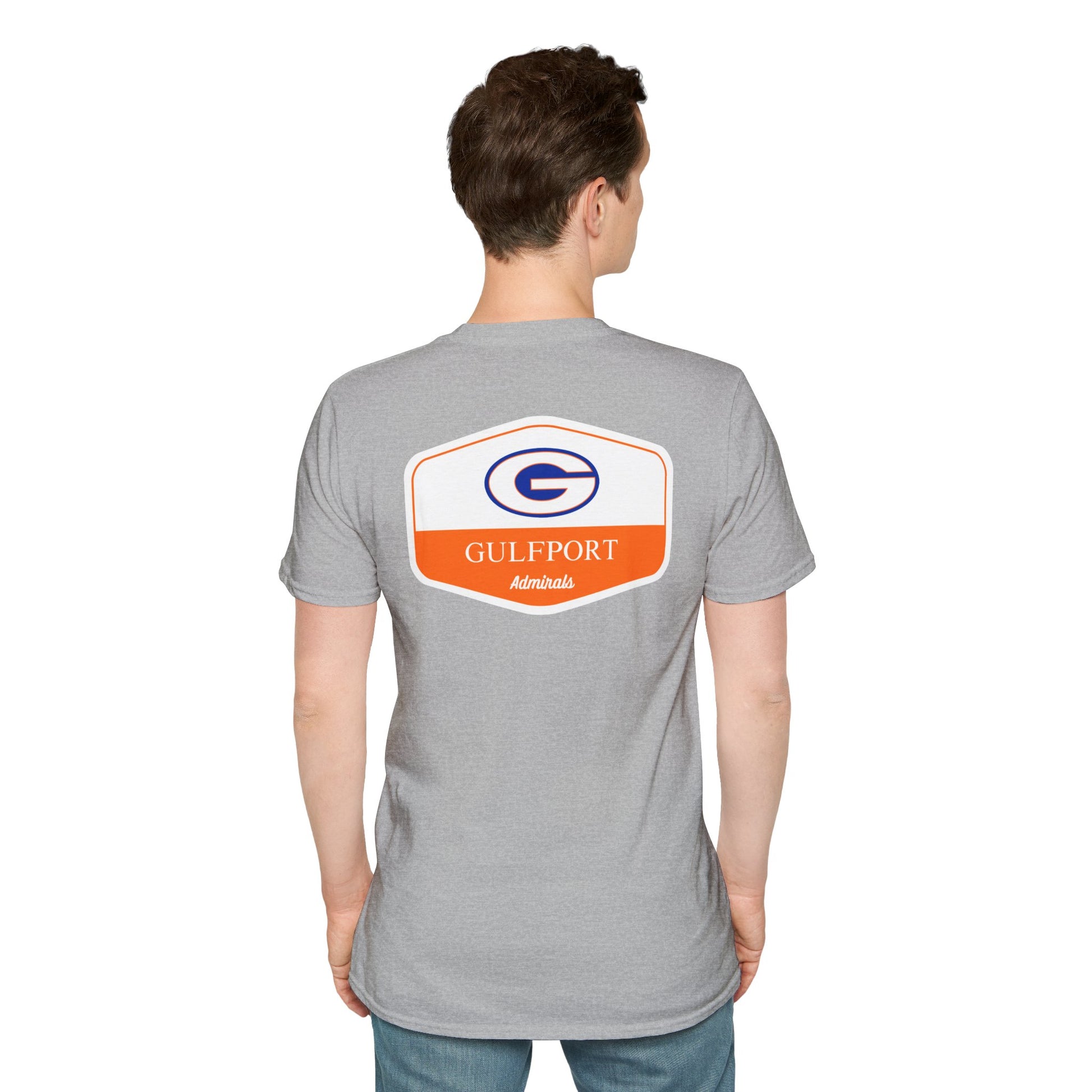 Gulfport Admirals Rounded Shield Unisex T-Shirt