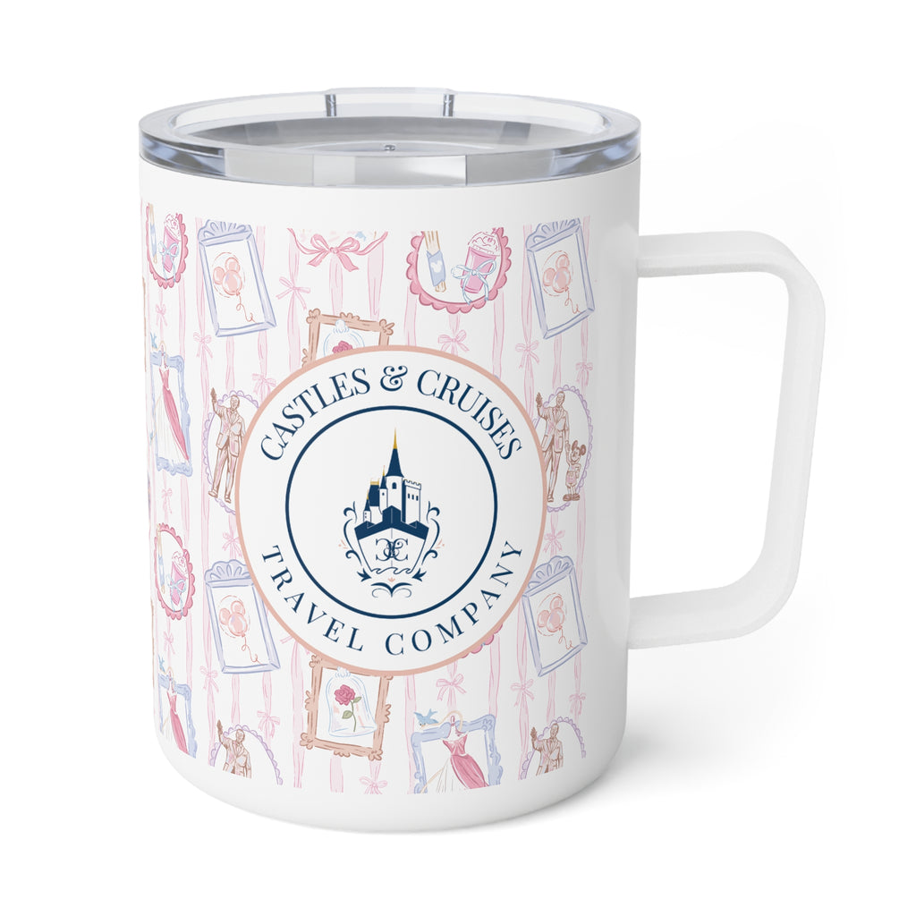 Castles and Cruises Insulated Coffee Mug, 10oz
