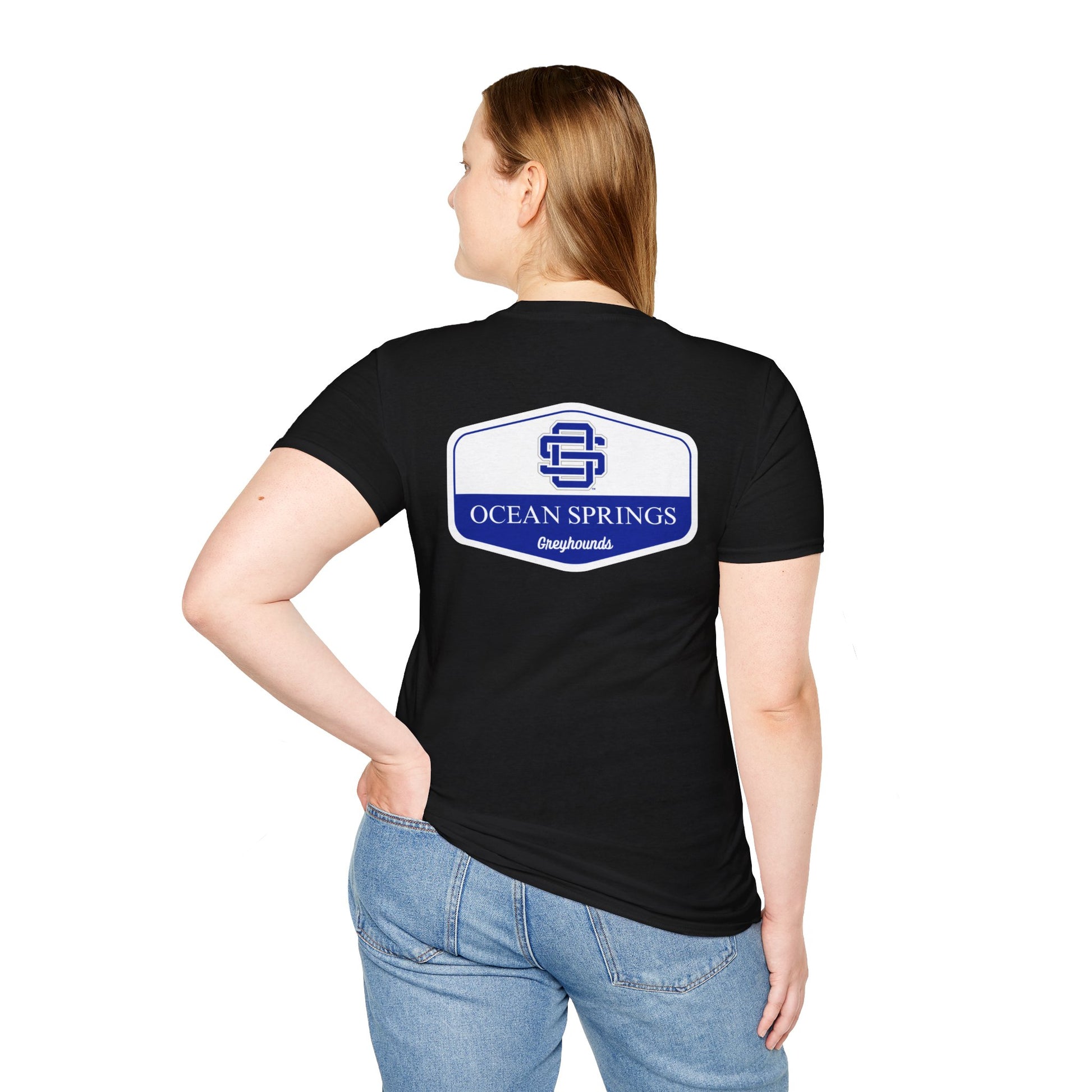 Ocean Springs Rounded Shield Unisex T-Shirt