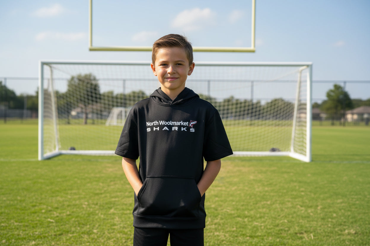 North Woolmarket Vibes Short Sleeve Hoodie YOUTH