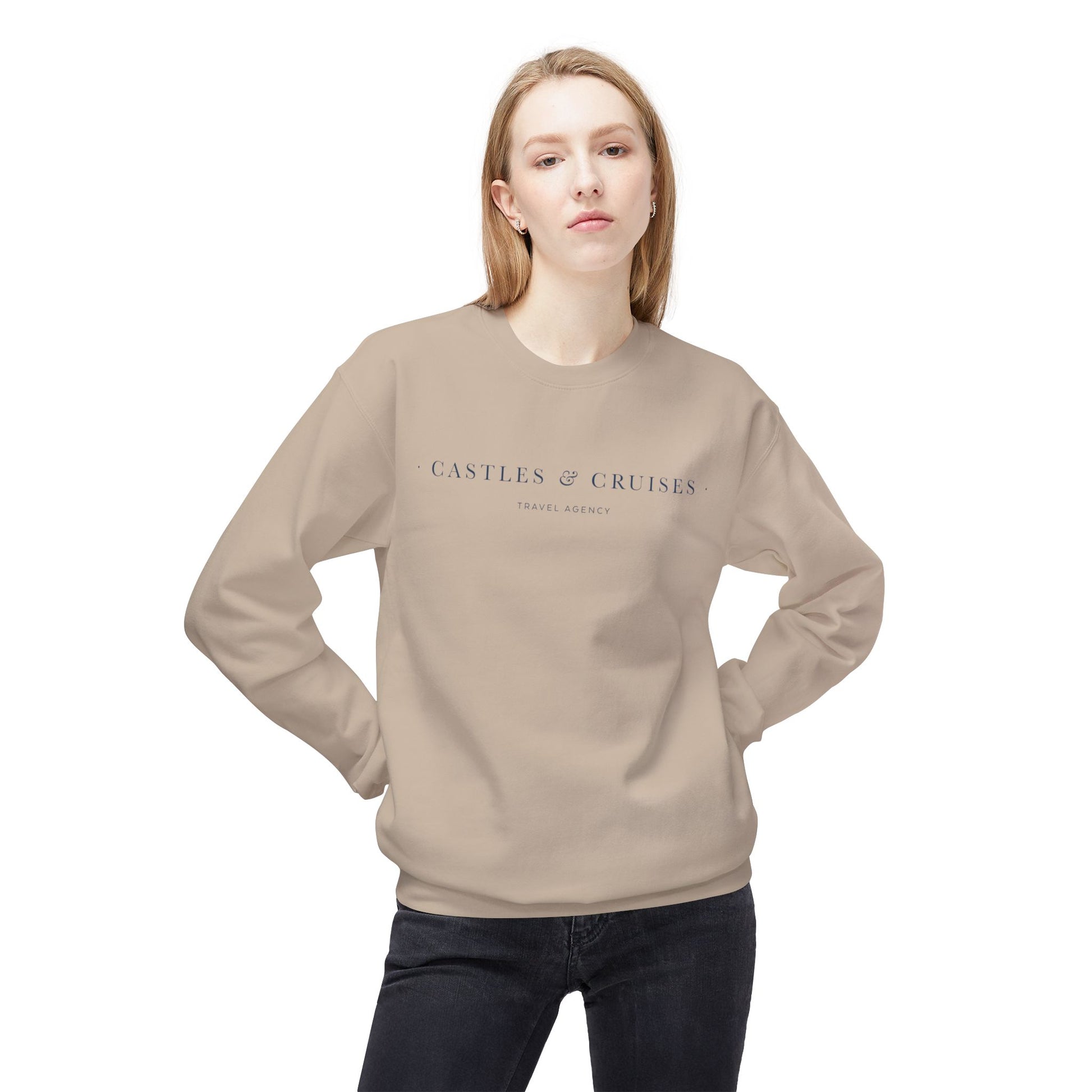 Castles and Cruises Fleece Crewneck Sweatshirt