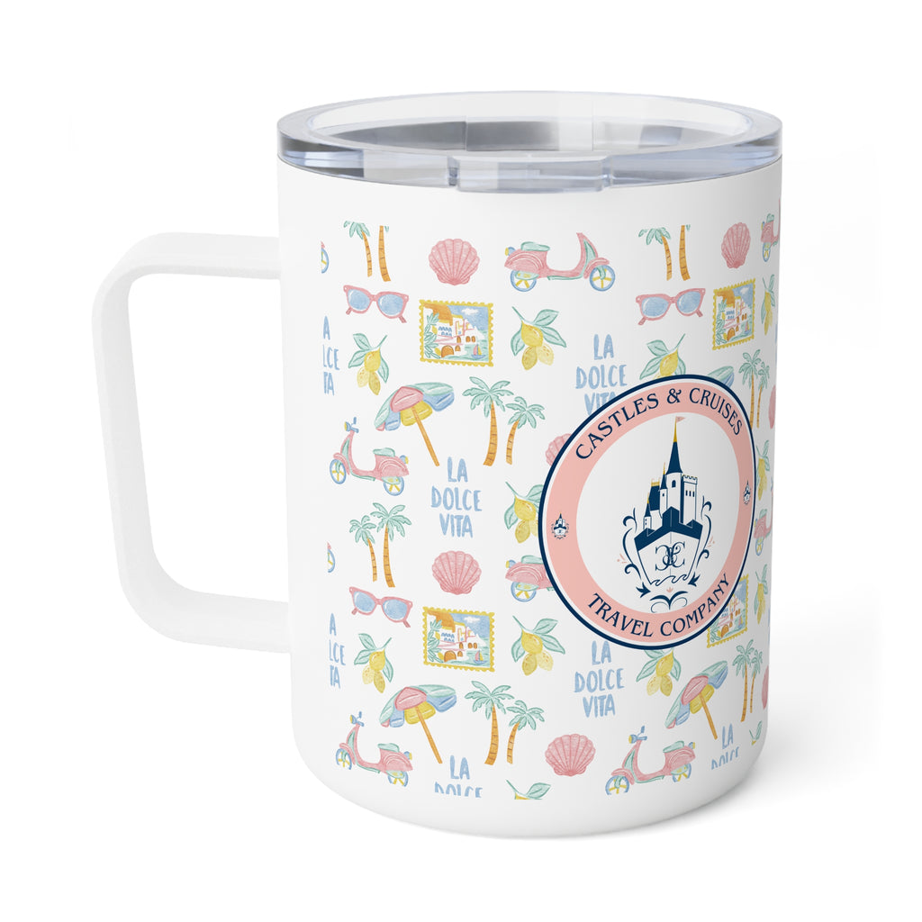 Castles and Cruises Insulated Coffee Mug, 10oz