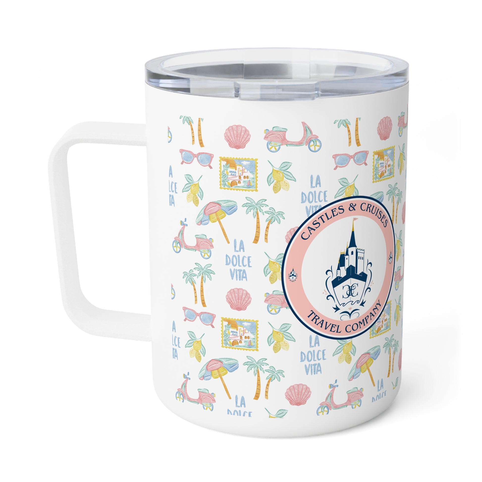 Castles and Cruises Insulated Coffee Mug, 10oz