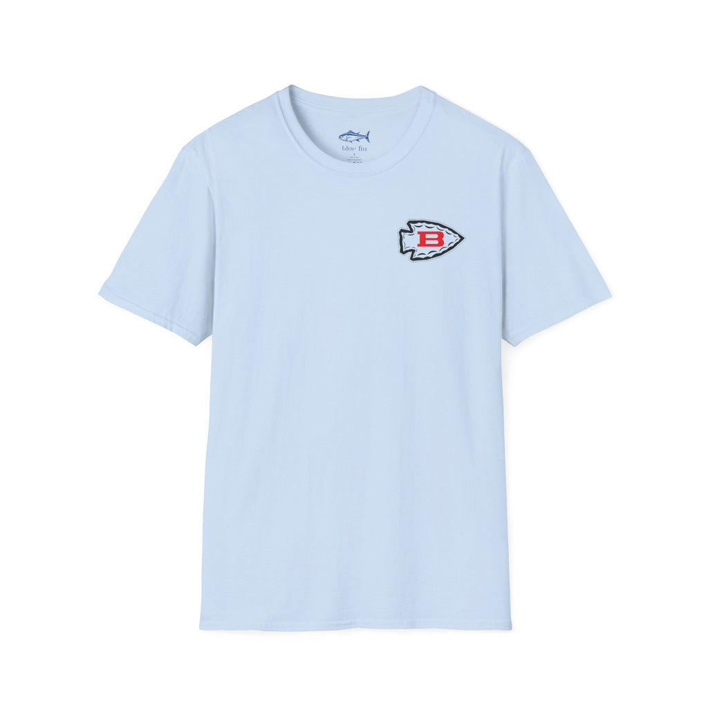 Biloxi Indians Rounded Shield Unisex T-Shirt