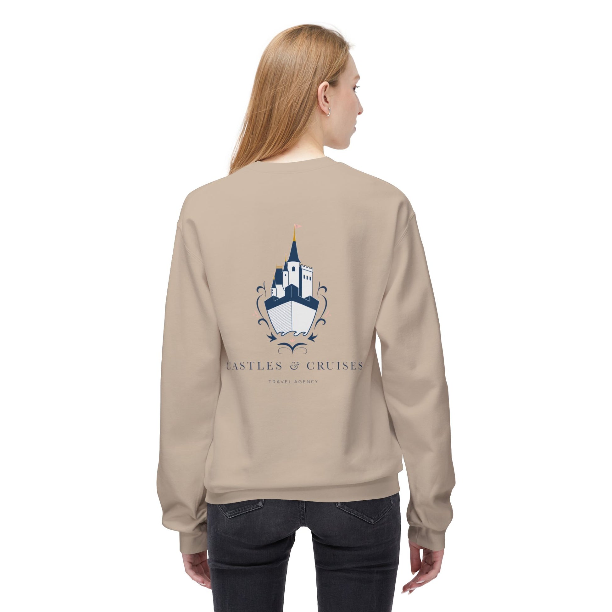 Castles and Cruises Fleece Crewneck Sweatshirt