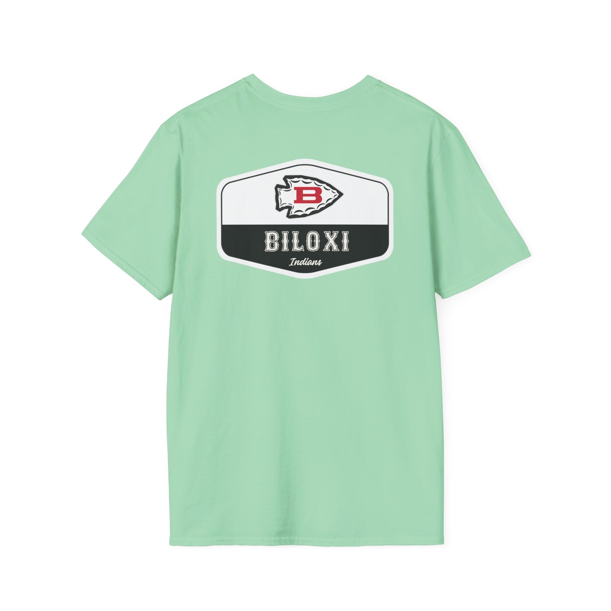 Biloxi Indians Rounded Shield Unisex T-Shirt