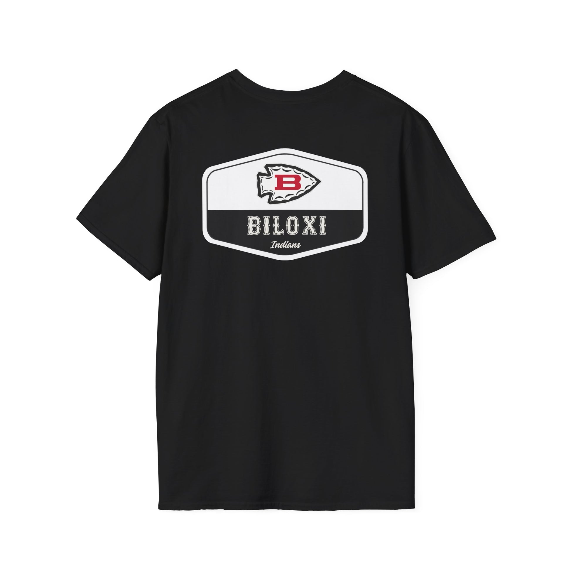 Biloxi Indians Rounded Shield Unisex T-Shirt