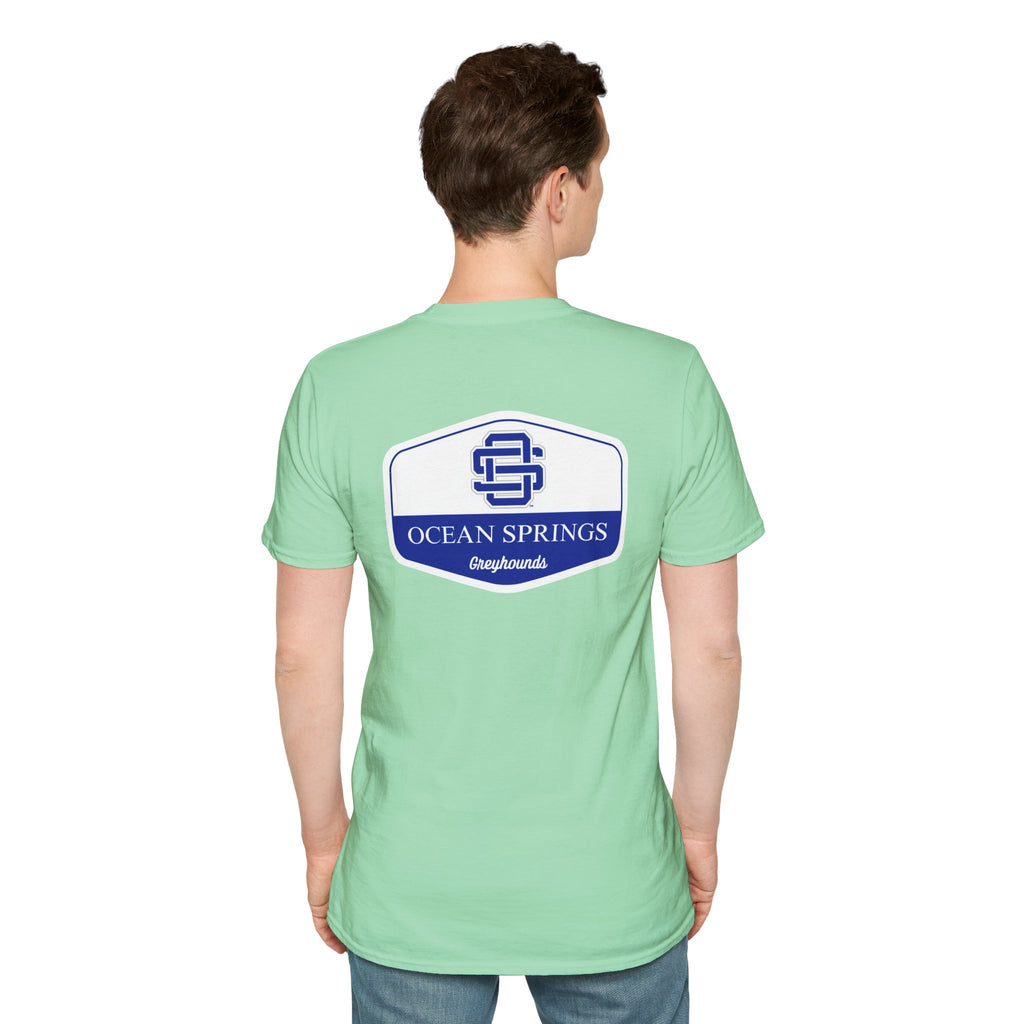 Ocean Springs Rounded Shield Unisex T-Shirt