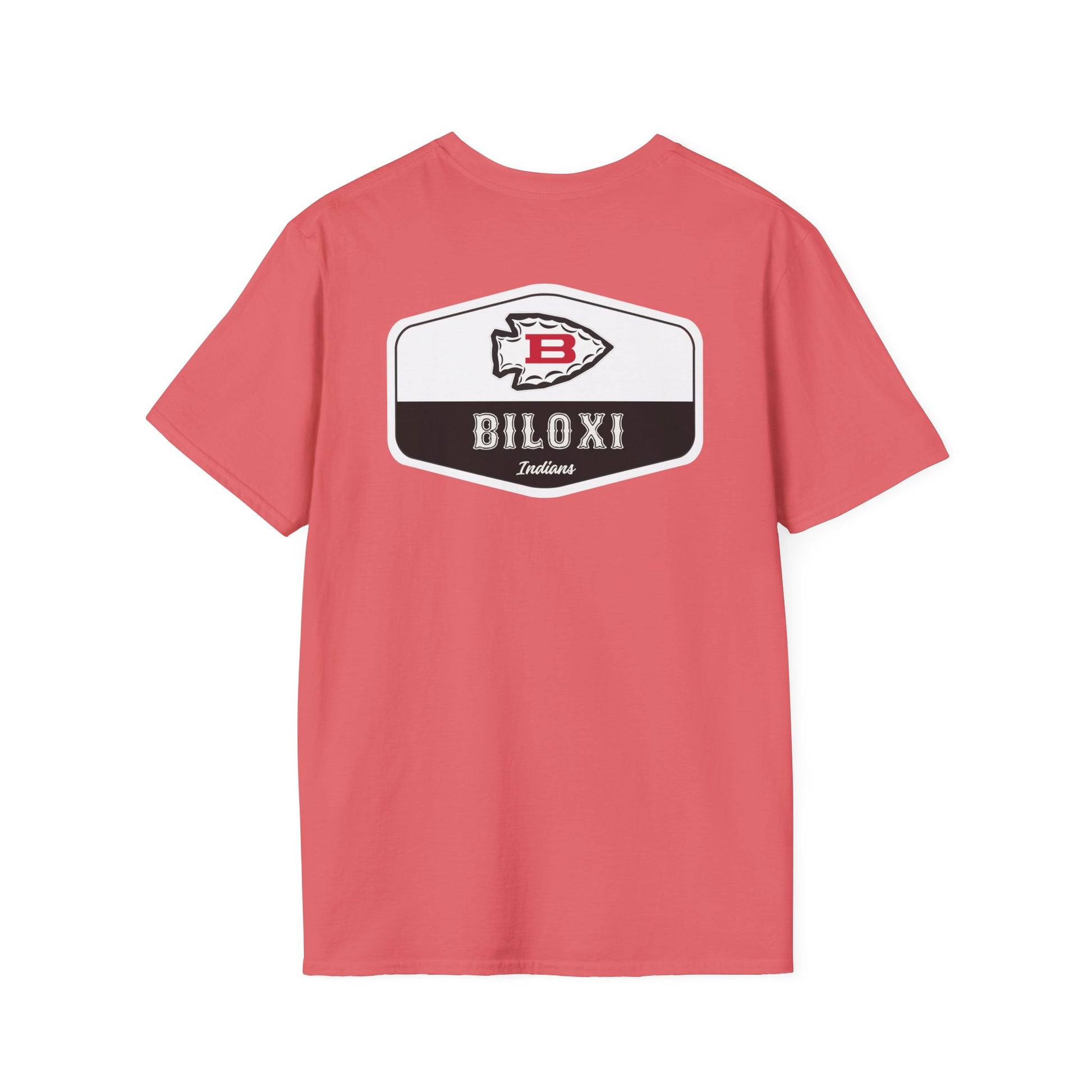 Biloxi Indians Rounded Shield Unisex T-Shirt