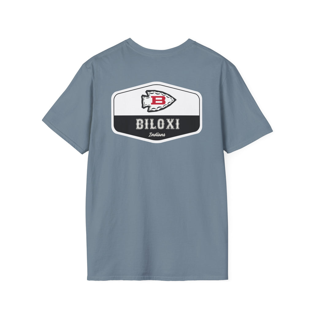 Biloxi Indians Rounded Shield Unisex T-Shirt
