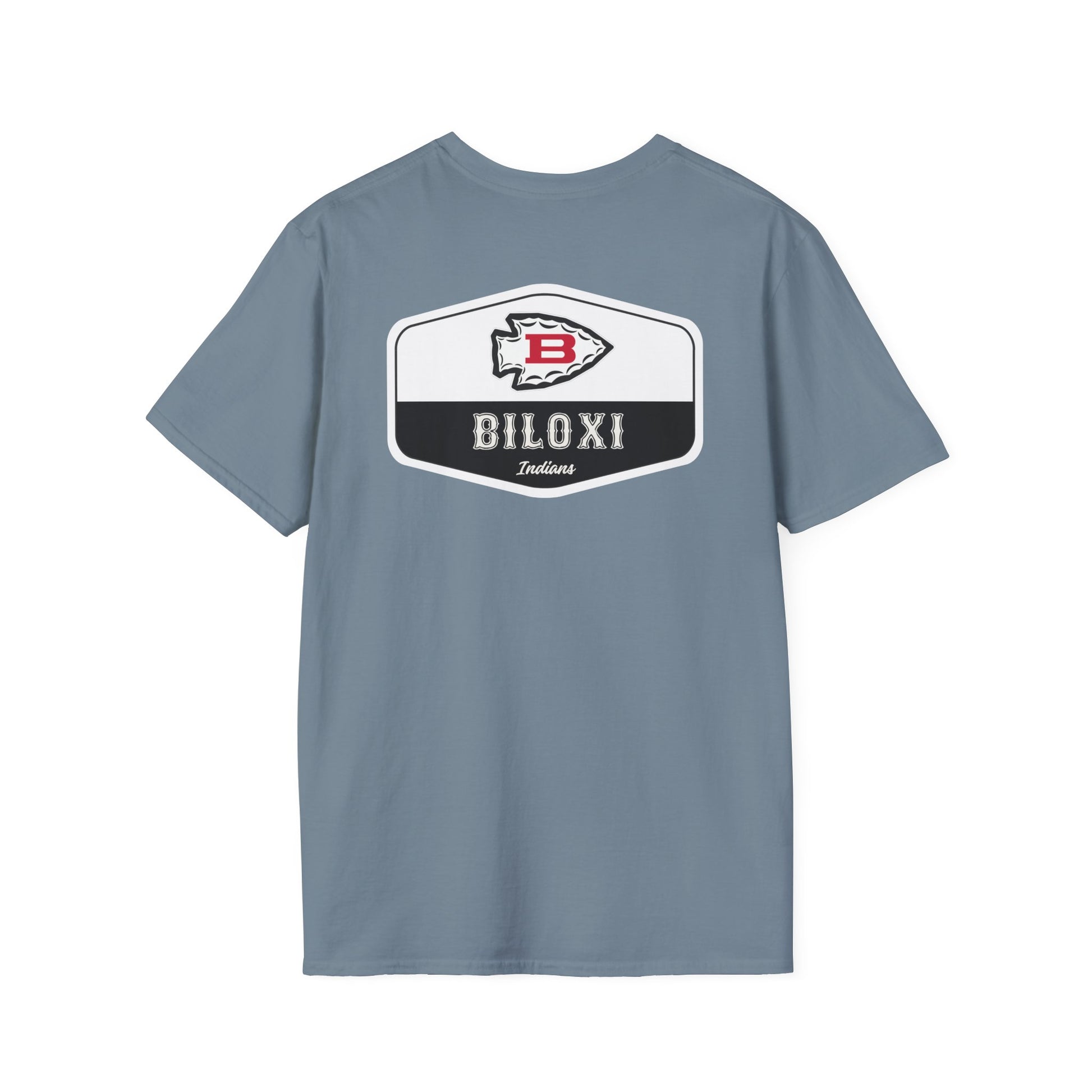 Biloxi Indians Rounded Shield Unisex T-Shirt