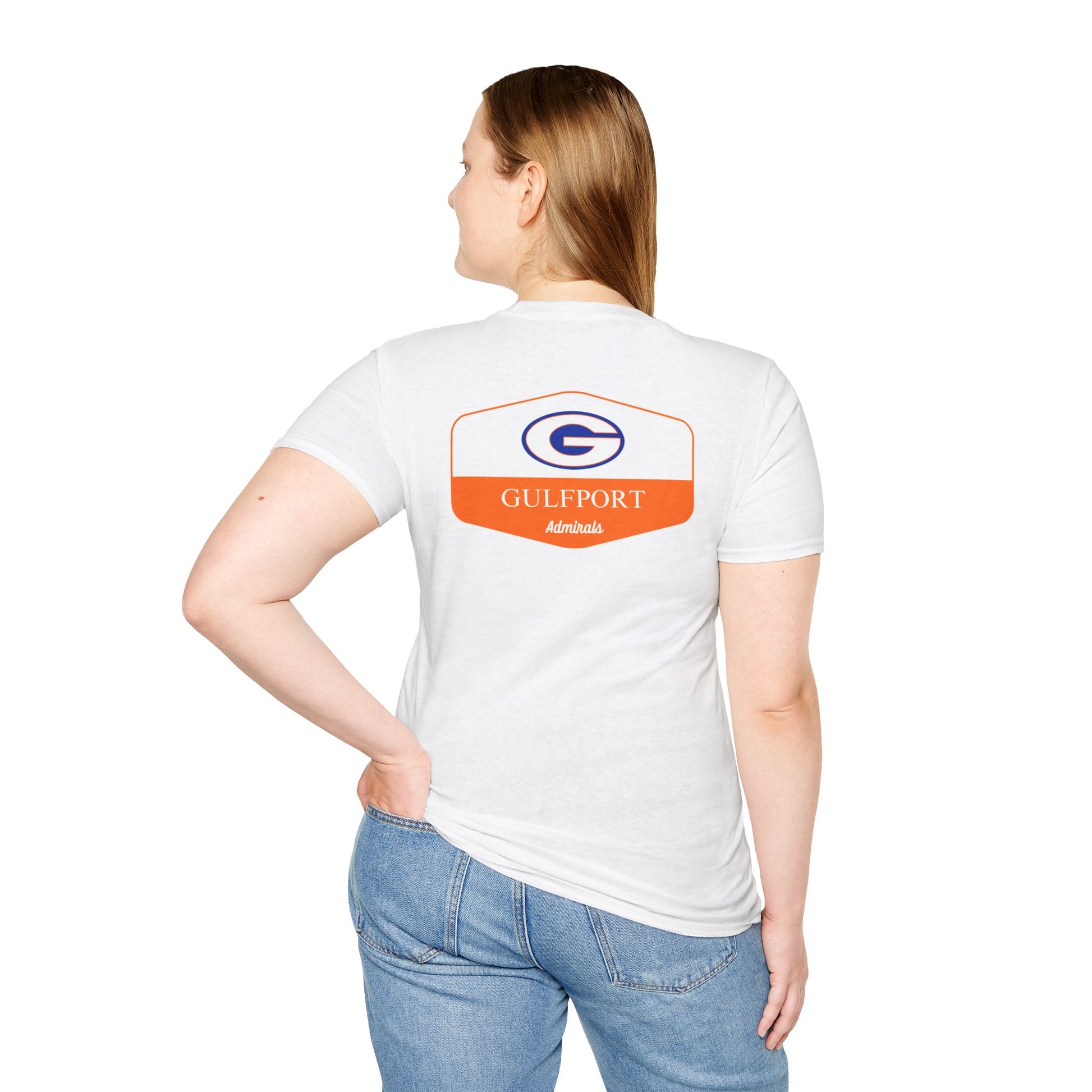 Gulfport Admirals Rounded Shield Unisex T-Shirt