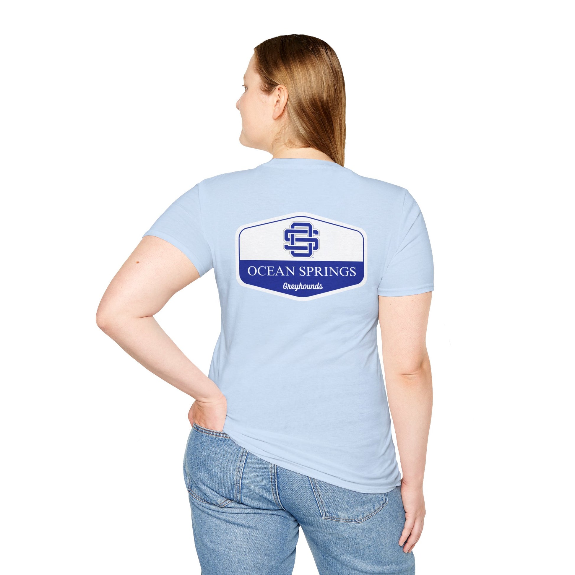 Ocean Springs Rounded Shield Unisex T-Shirt