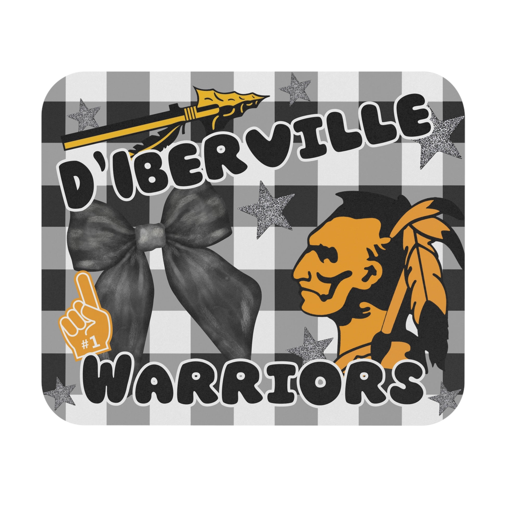 D'iberville Check and Cheer Mousepad