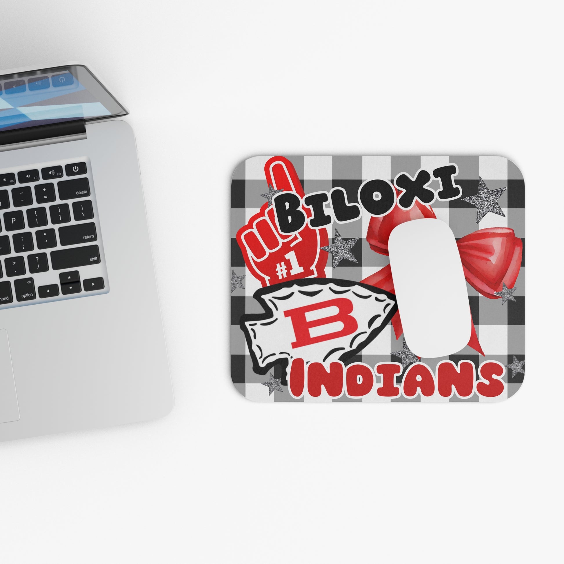 Biloxi Check and Cheer Mousepad