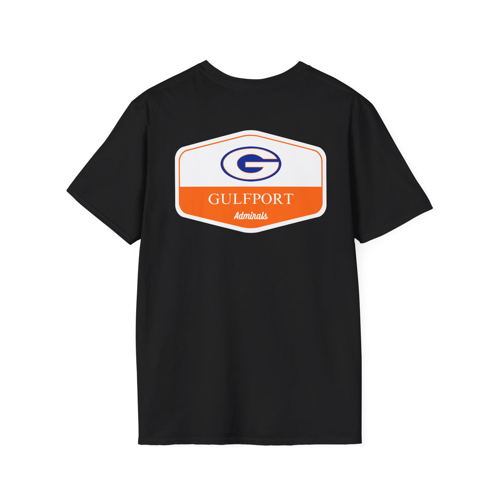 Gulfport Admirals Rounded Shield Unisex T-Shirt