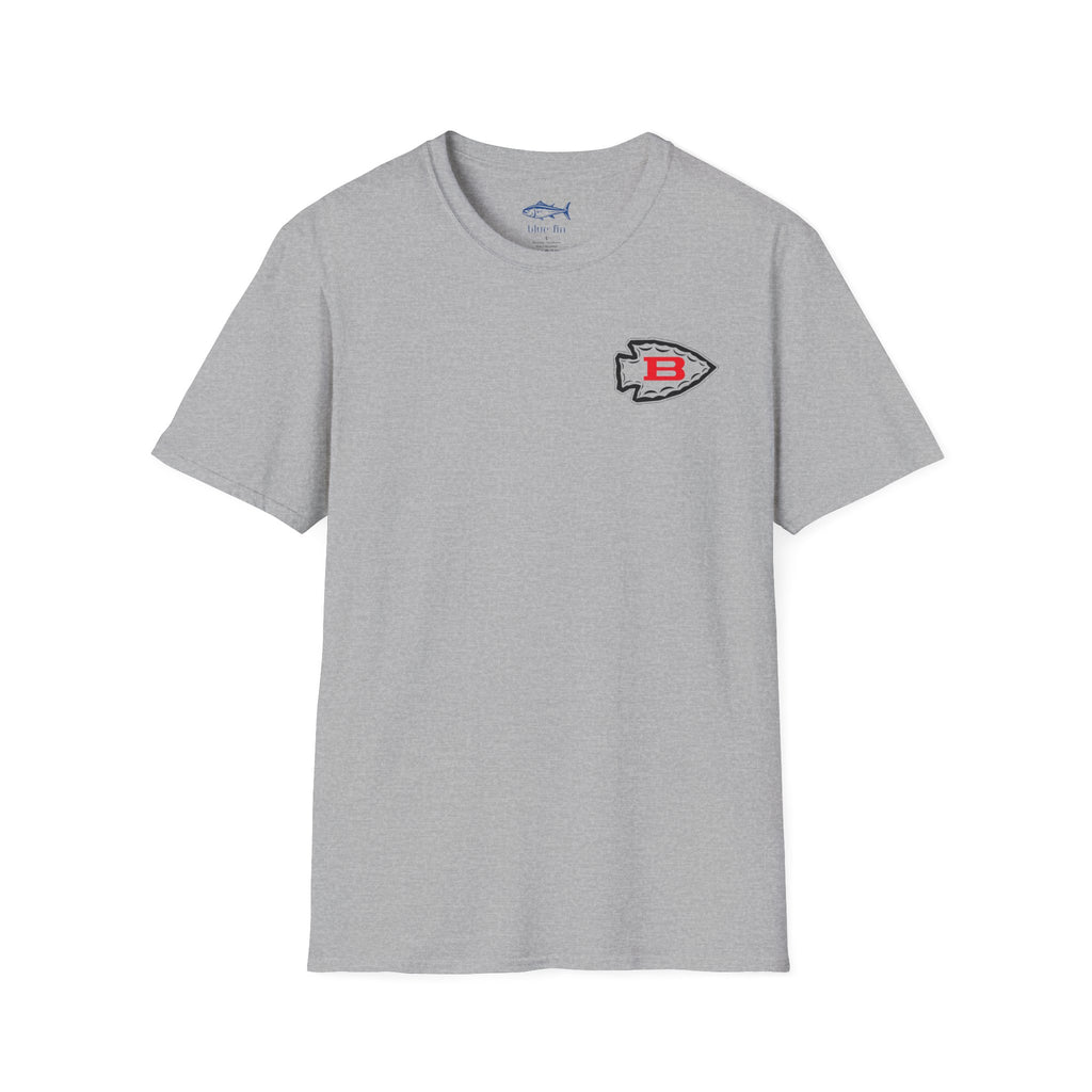 Biloxi Indians Rounded Shield Unisex T-Shirt