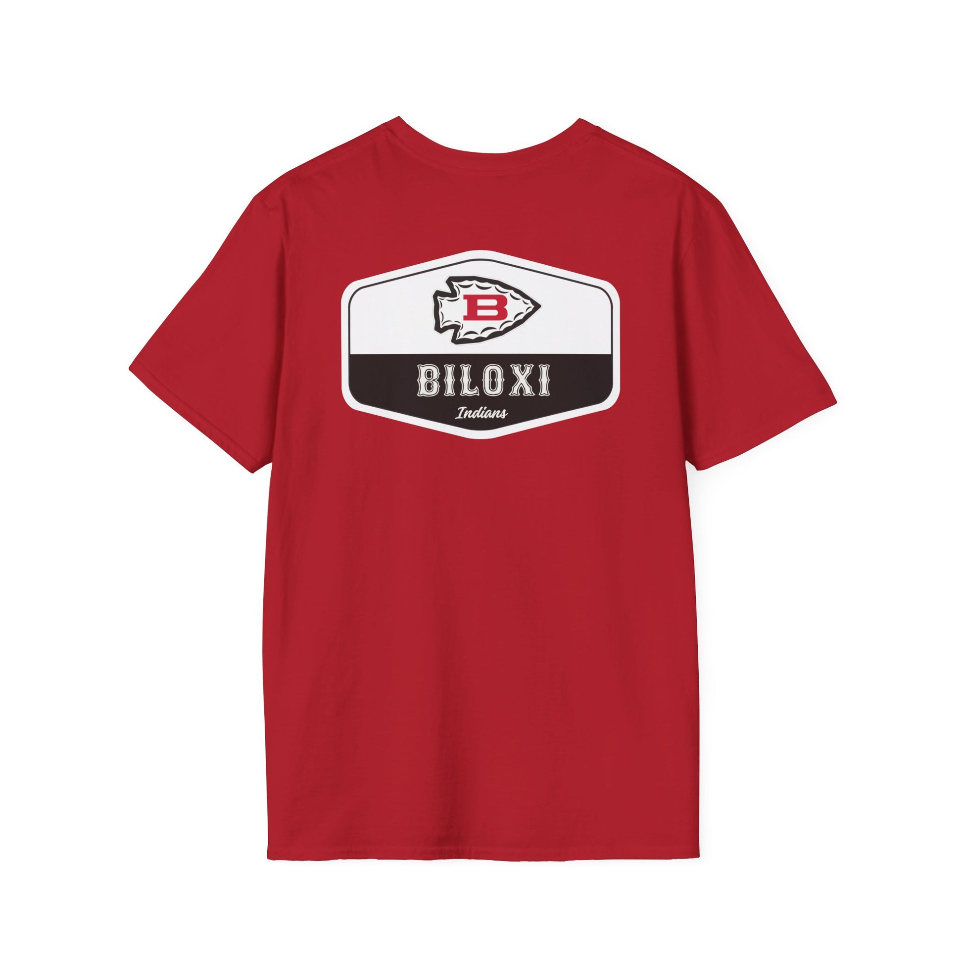 Biloxi Indians Rounded Shield Unisex T-Shirt