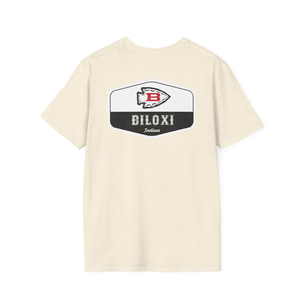 Biloxi Indians Rounded Shield Unisex T-Shirt