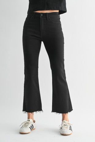 Bleacher Babe Crop Flare Jeans