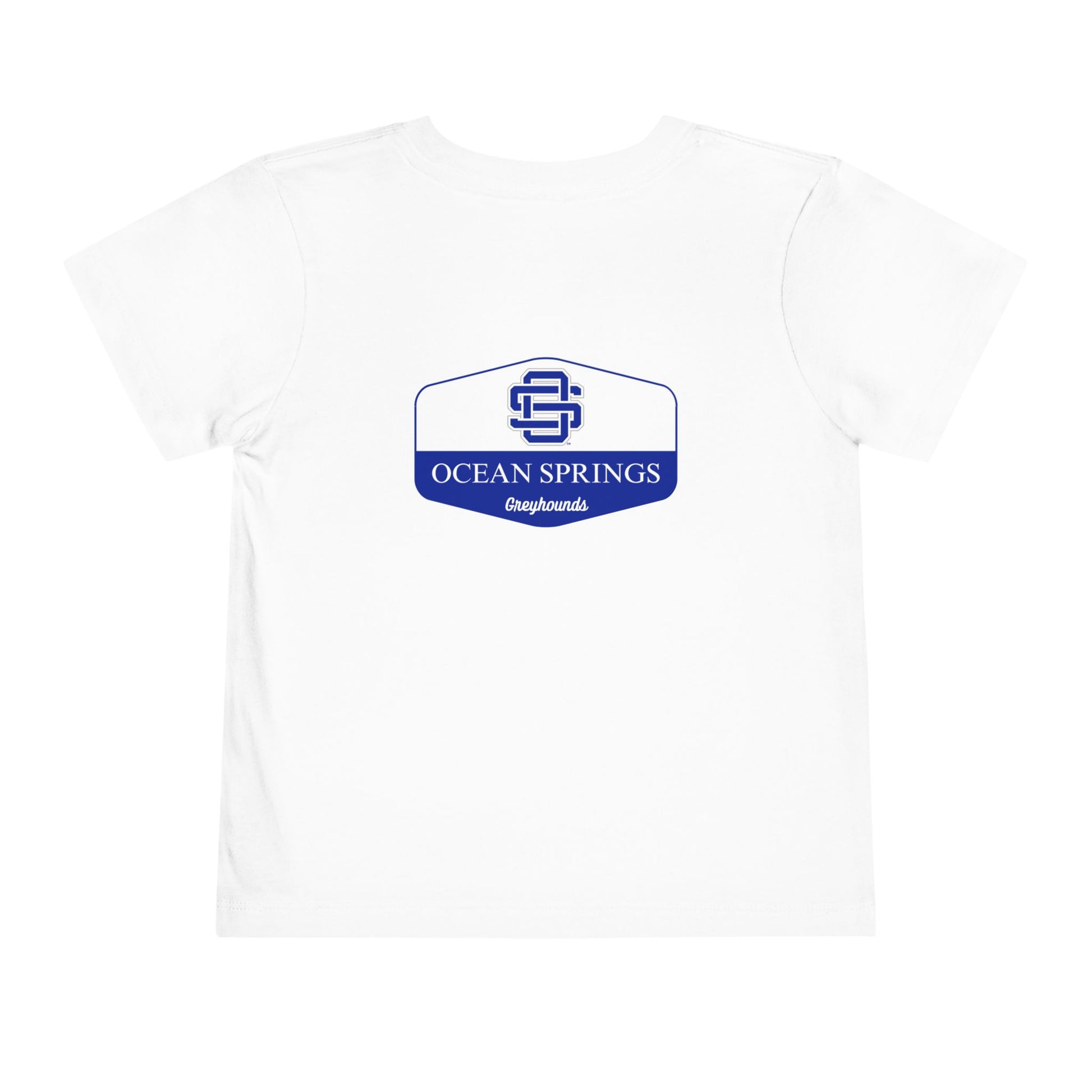 Ocean Springs Greyhound Rounded Shield Toddler Tee