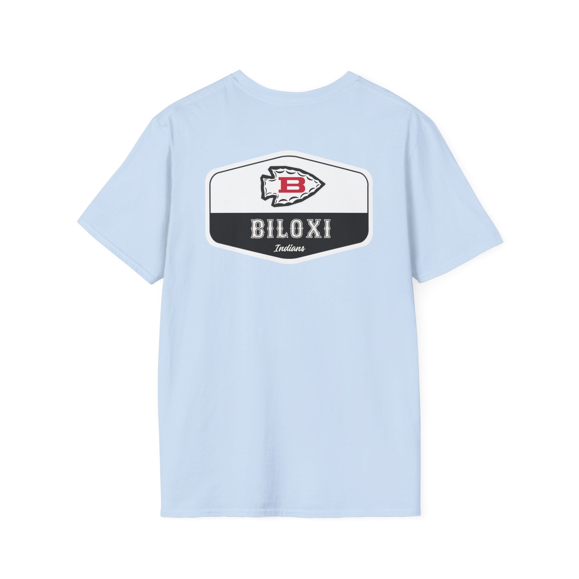 Biloxi Indians Rounded Shield Unisex T-Shirt