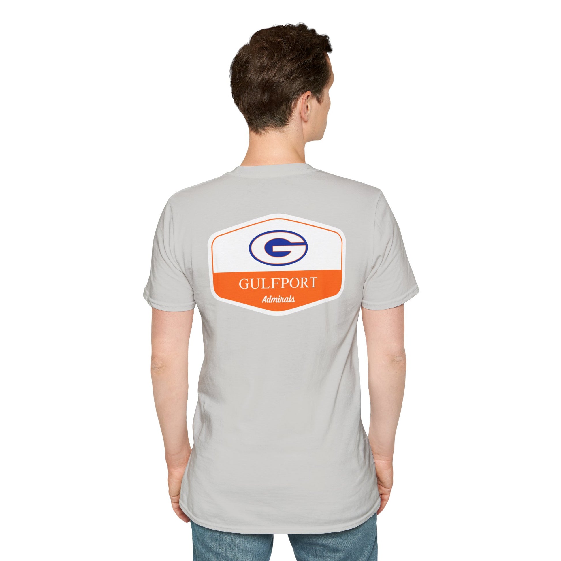 Gulfport Admirals Rounded Shield Unisex T-Shirt