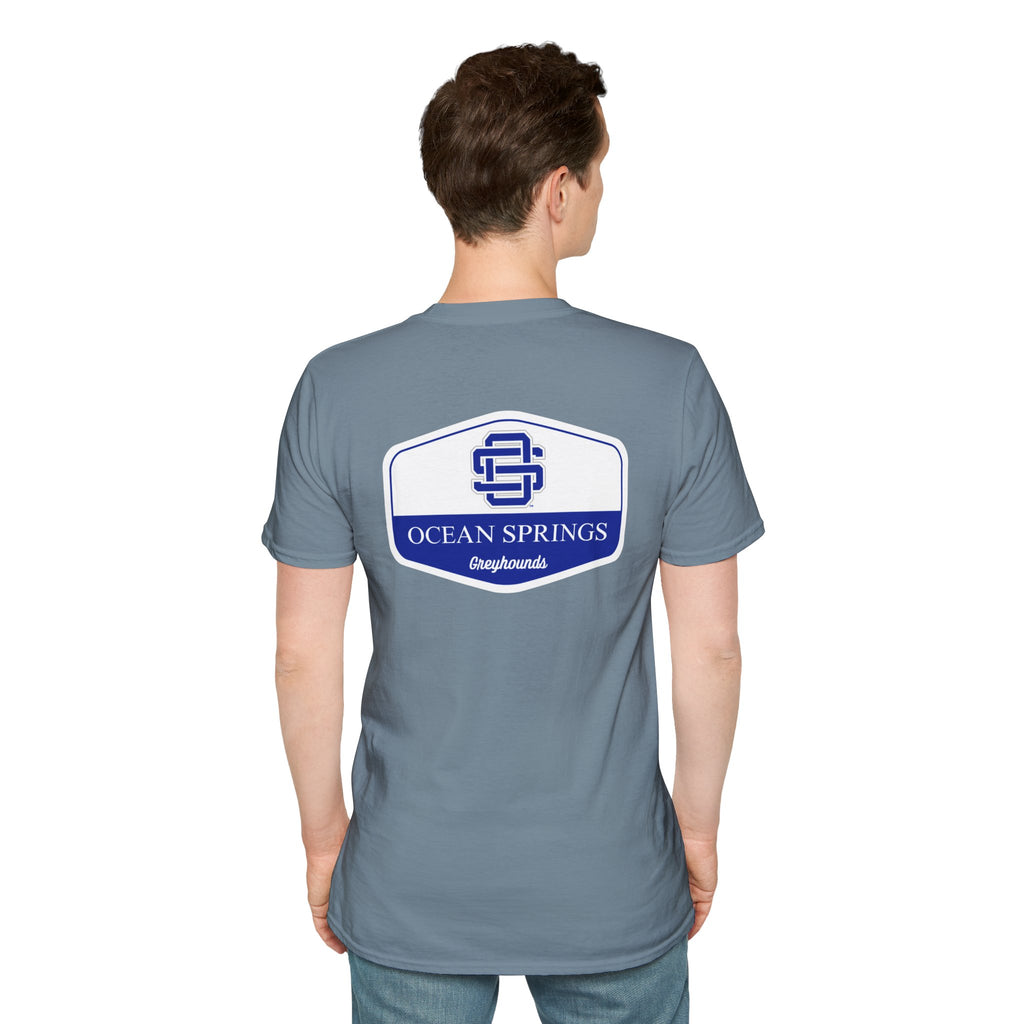 Ocean Springs Rounded Shield Unisex T-Shirt