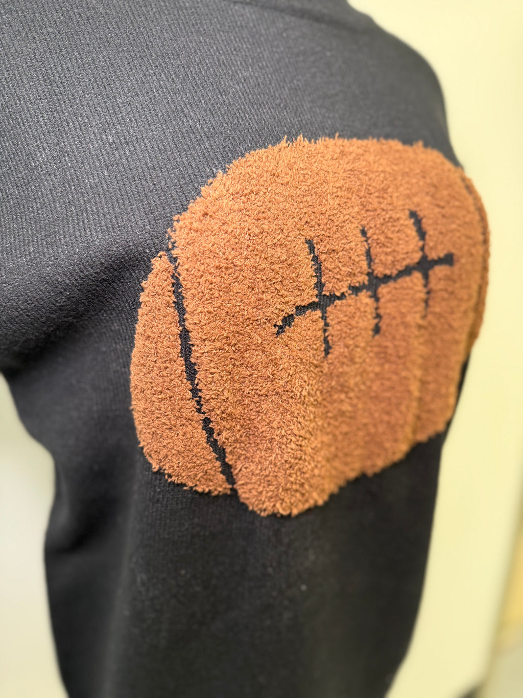 Pass the Ball Mock Neck Sweater Top