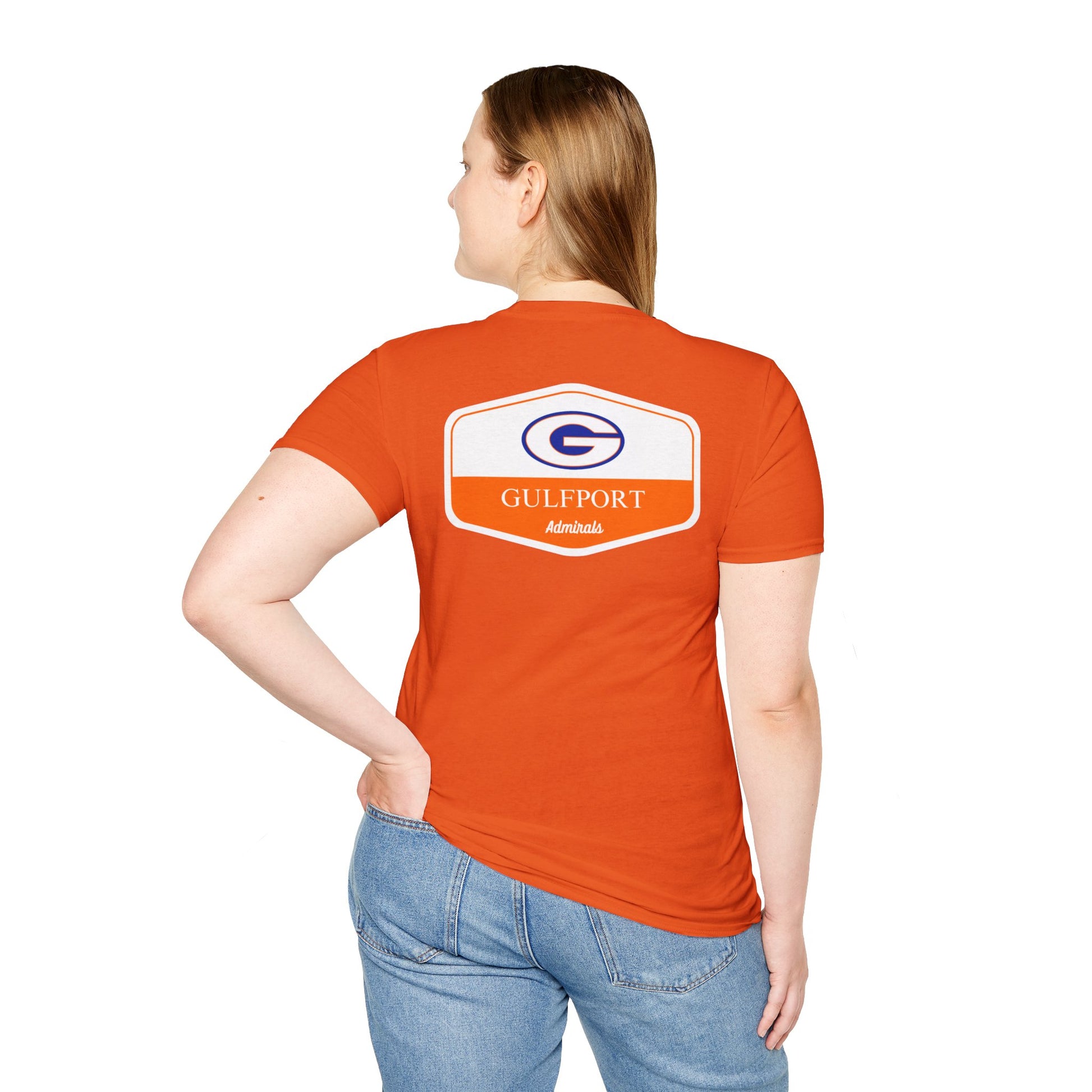 Gulfport Admirals Rounded Shield Unisex T-Shirt