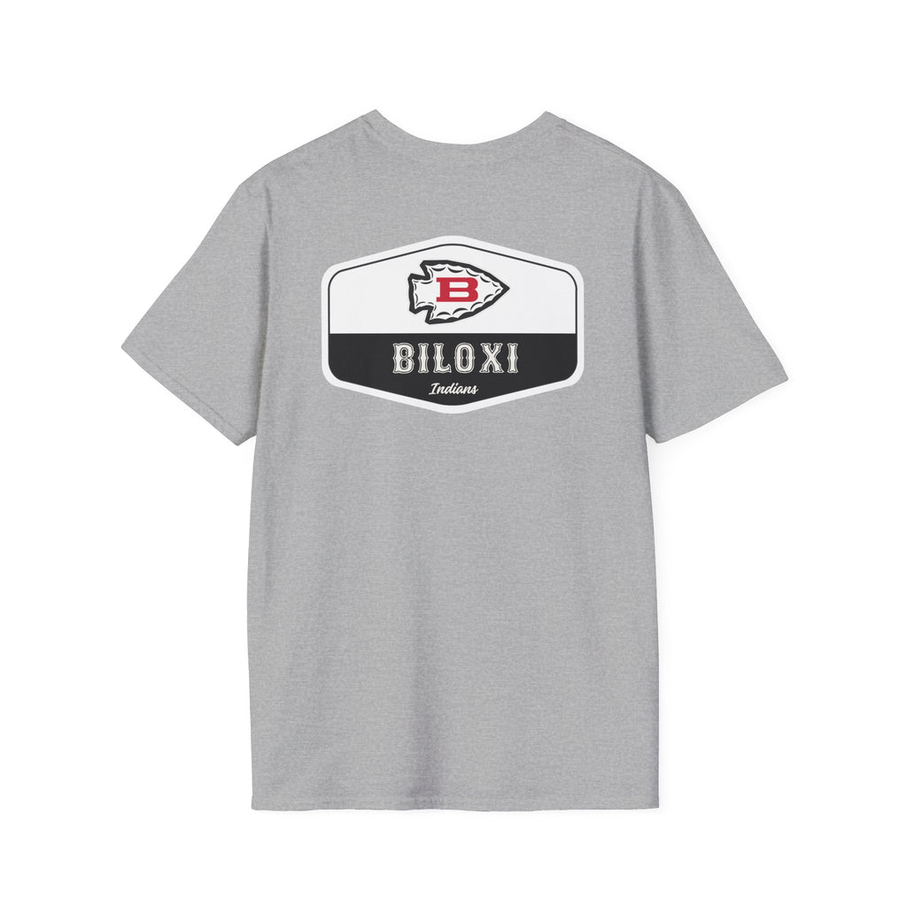 Biloxi Indians Rounded Shield Unisex T-Shirt