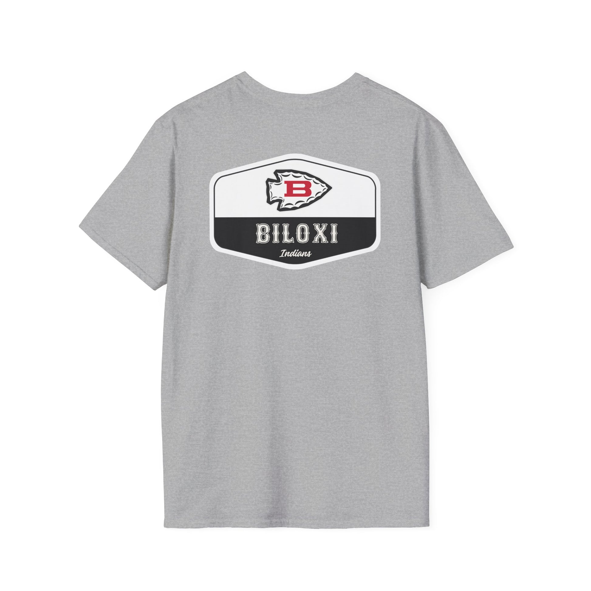 Biloxi Indians Rounded Shield Unisex T-Shirt