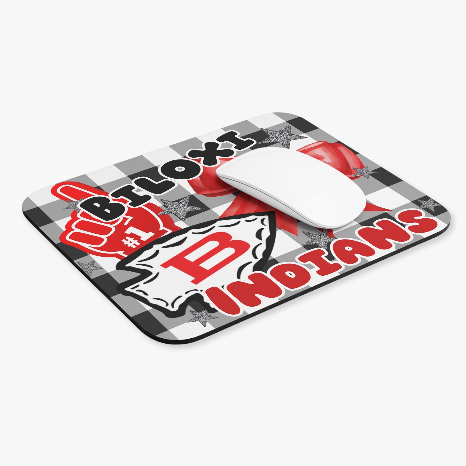 Biloxi Check and Cheer Mousepad