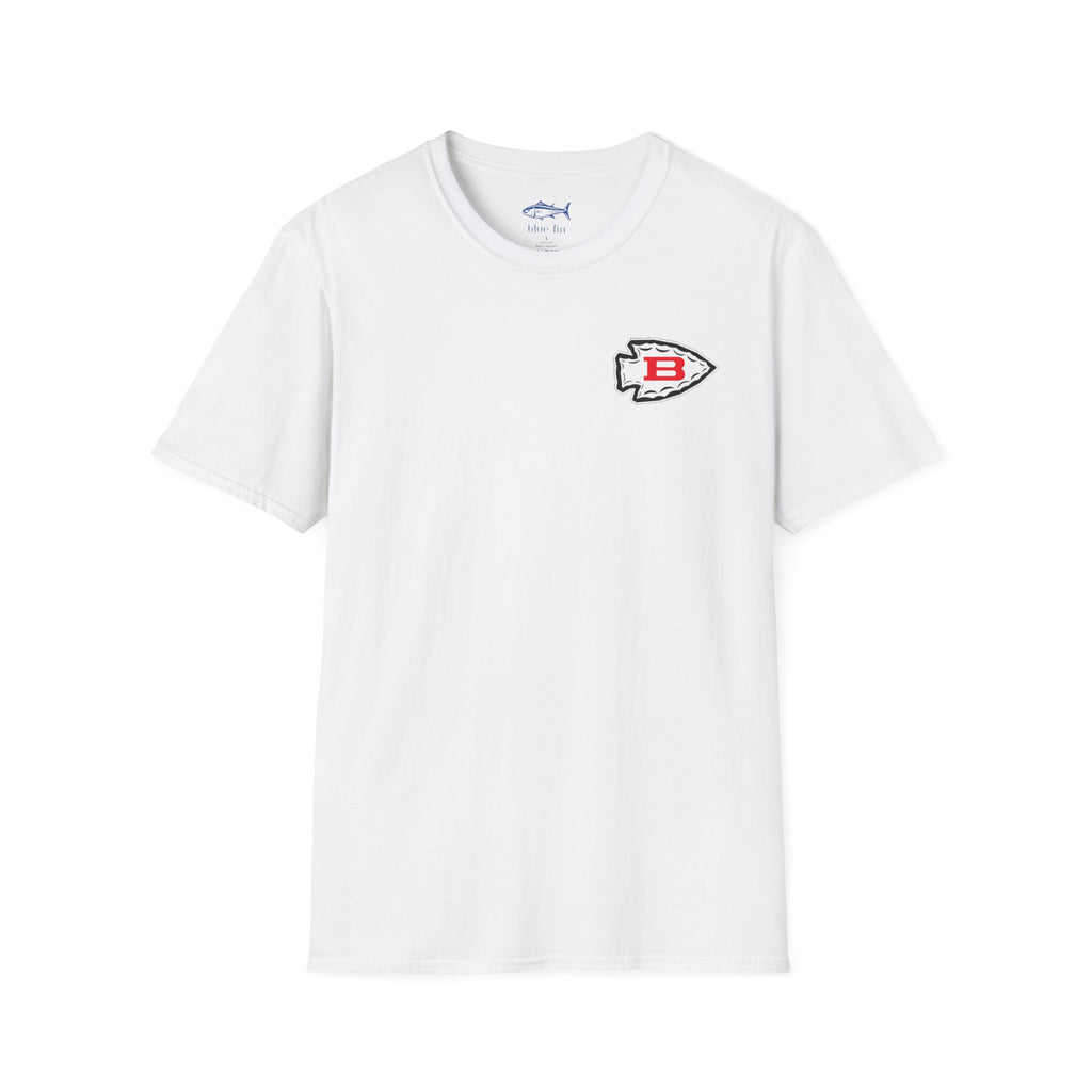 Biloxi Indians Rounded Shield Unisex T-Shirt