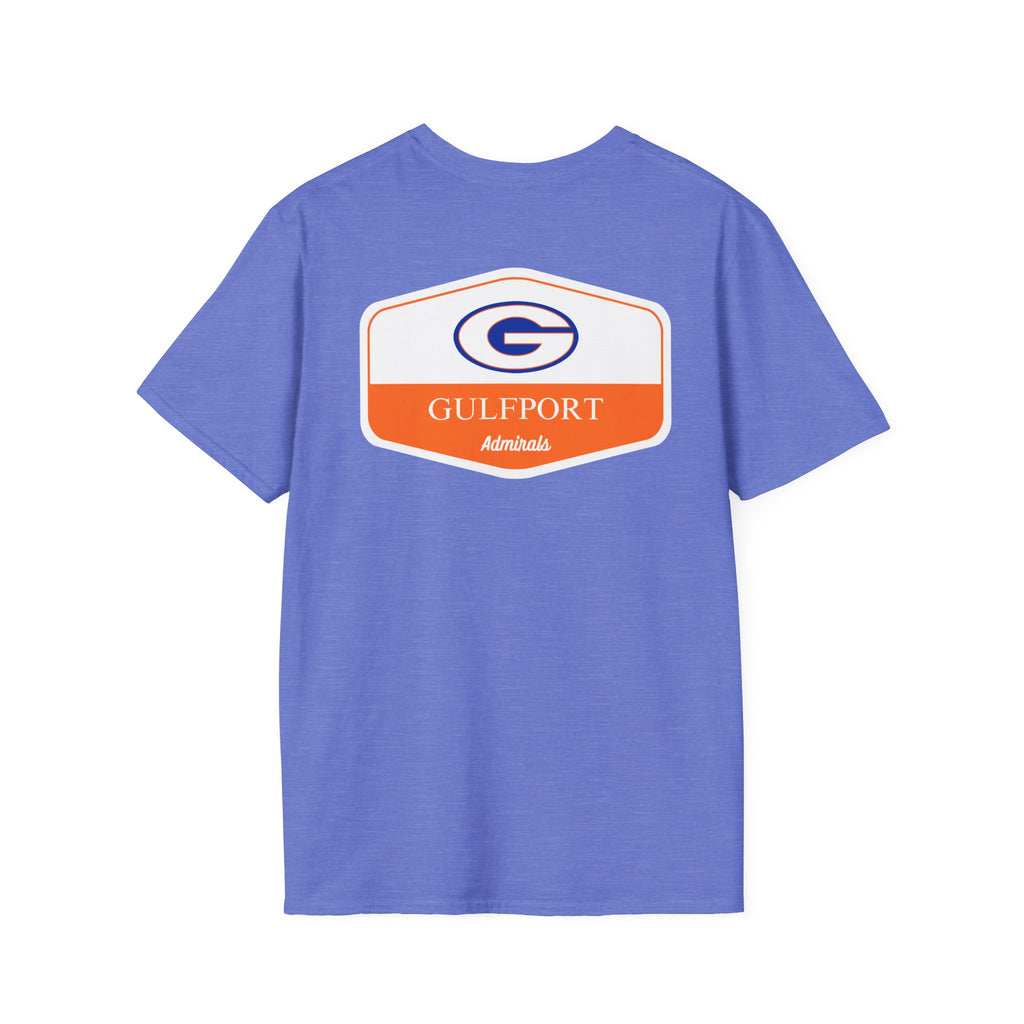 Gulfport Admirals Rounded Shield Unisex T-Shirt