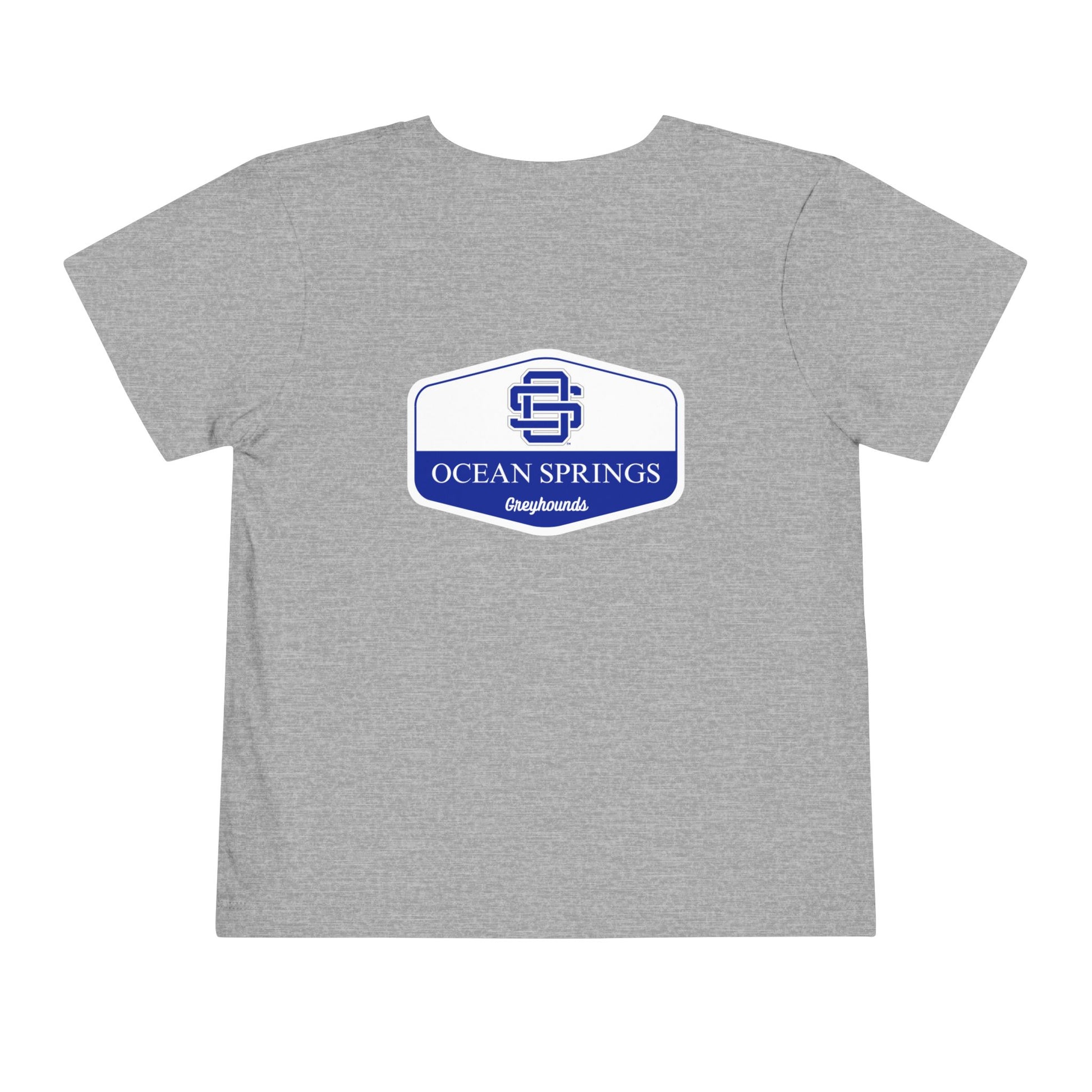 Ocean Springs Greyhound Rounded Shield Toddler Tee