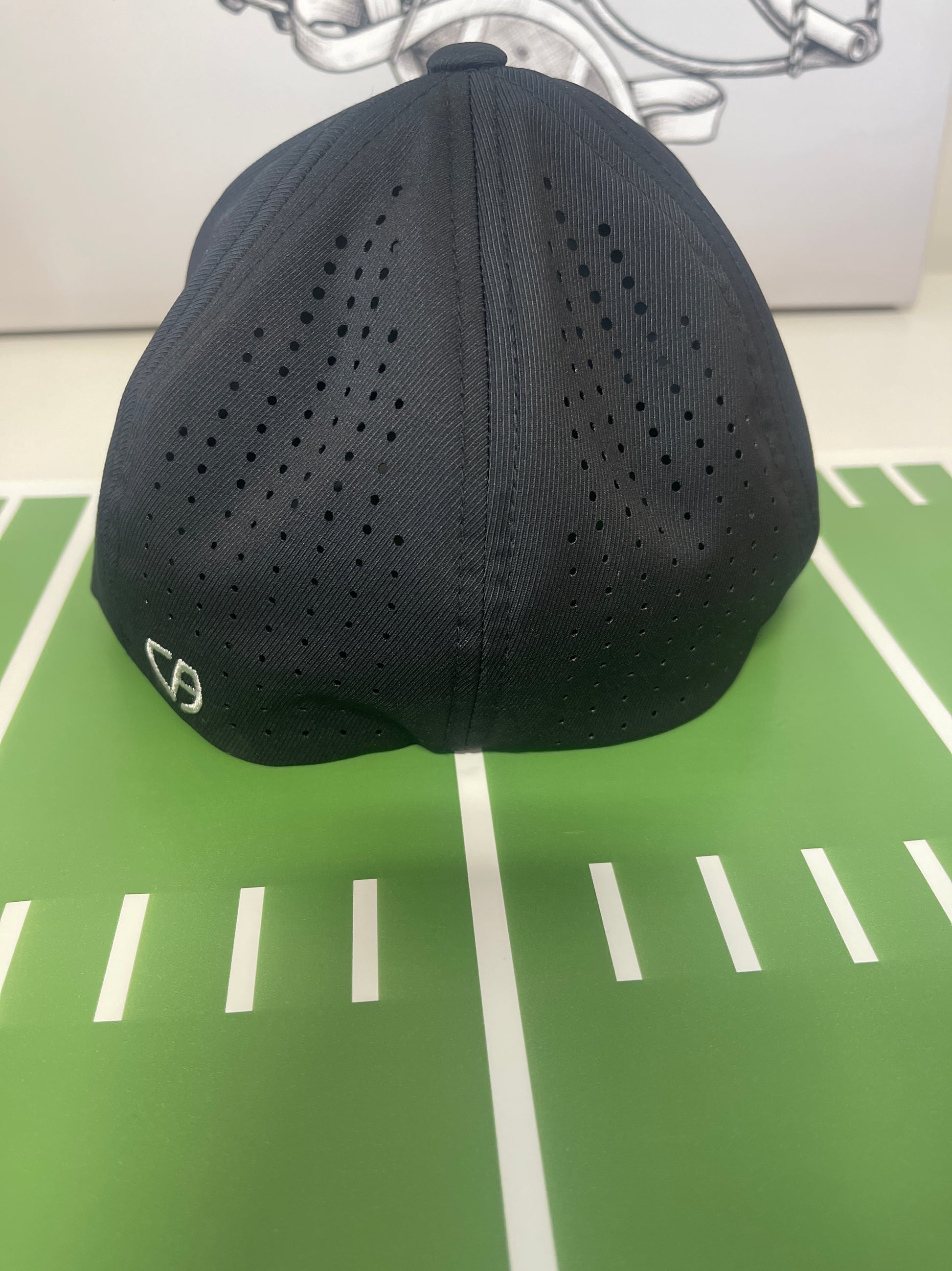 Square Patch Flex Fit Hat- D'Iberville
