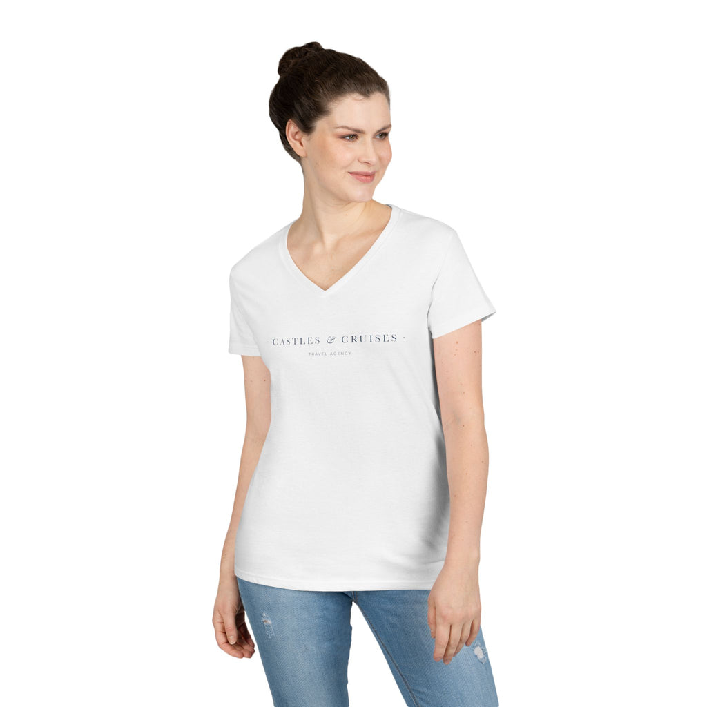 Castles and Cruises Ladies' V-Neck T-Shirt