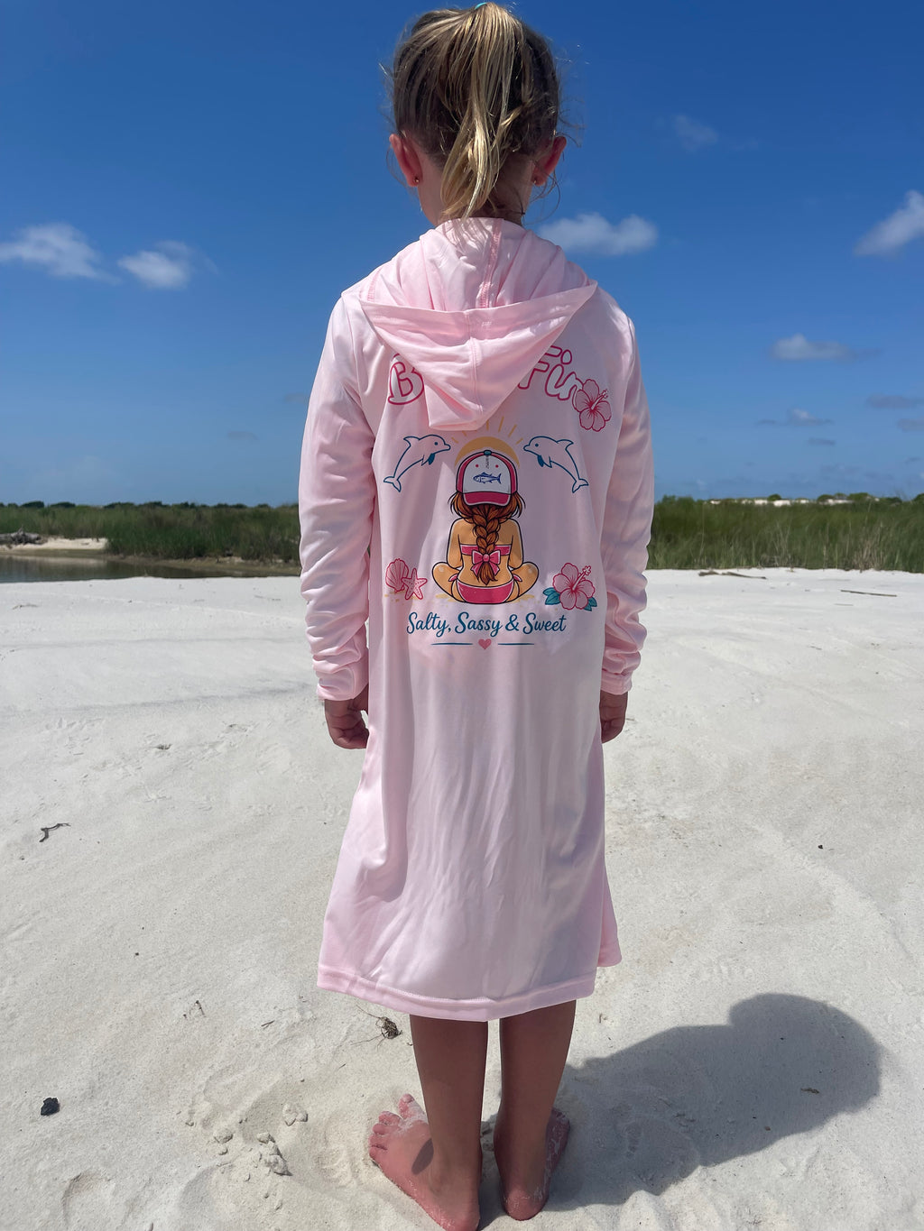 Saltwater Sweetheart - UPF Hooded Dress