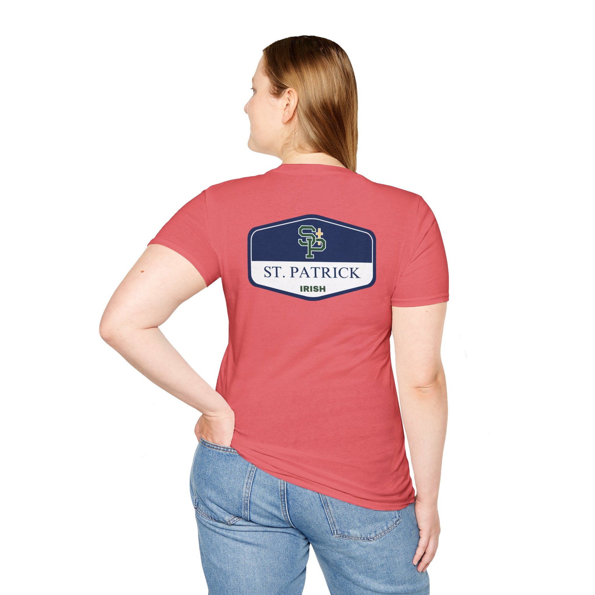 St. Patrick Irish Rounded Shield Unisex T-Shirt