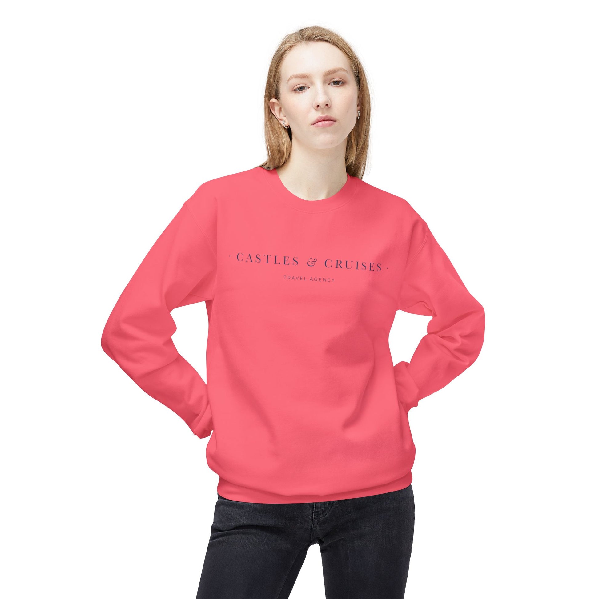 Castles and Cruises Fleece Crewneck Sweatshirt