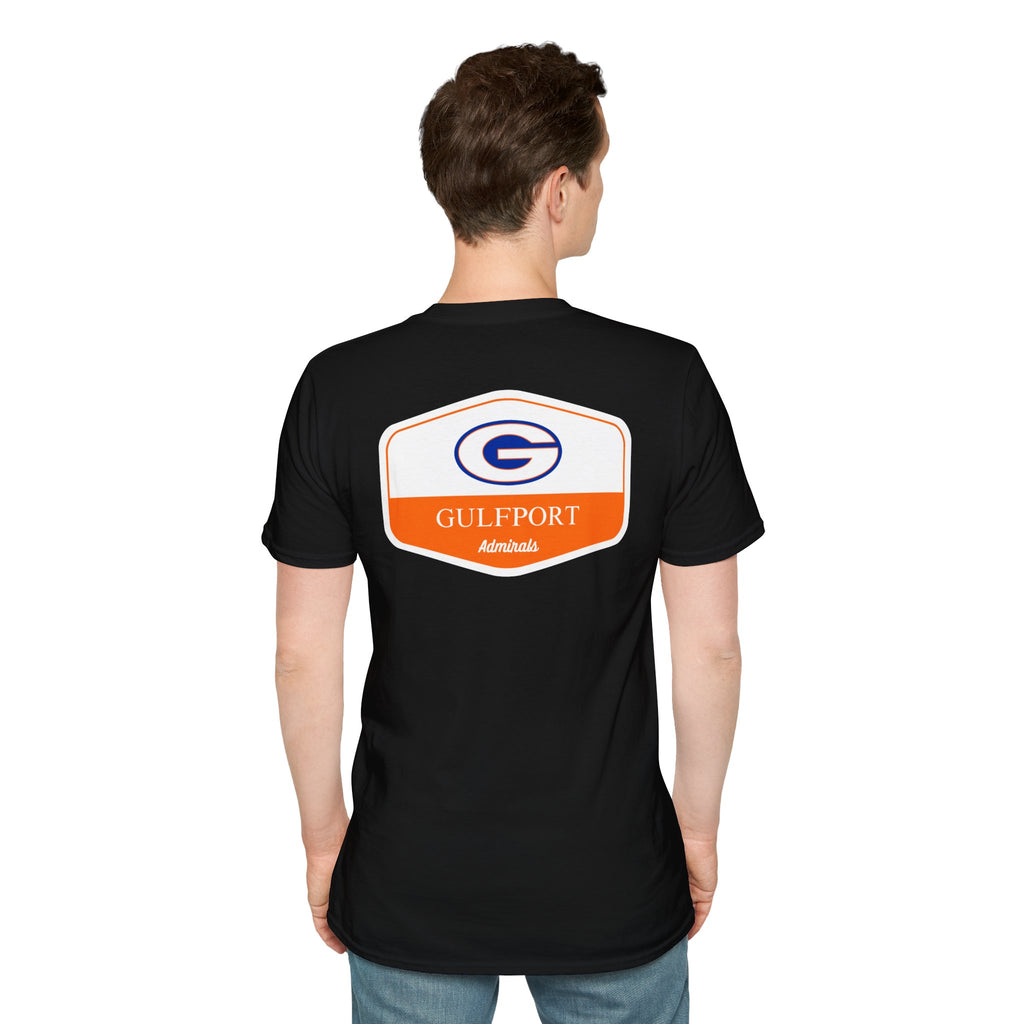 Gulfport Admirals Rounded Shield Unisex T-Shirt