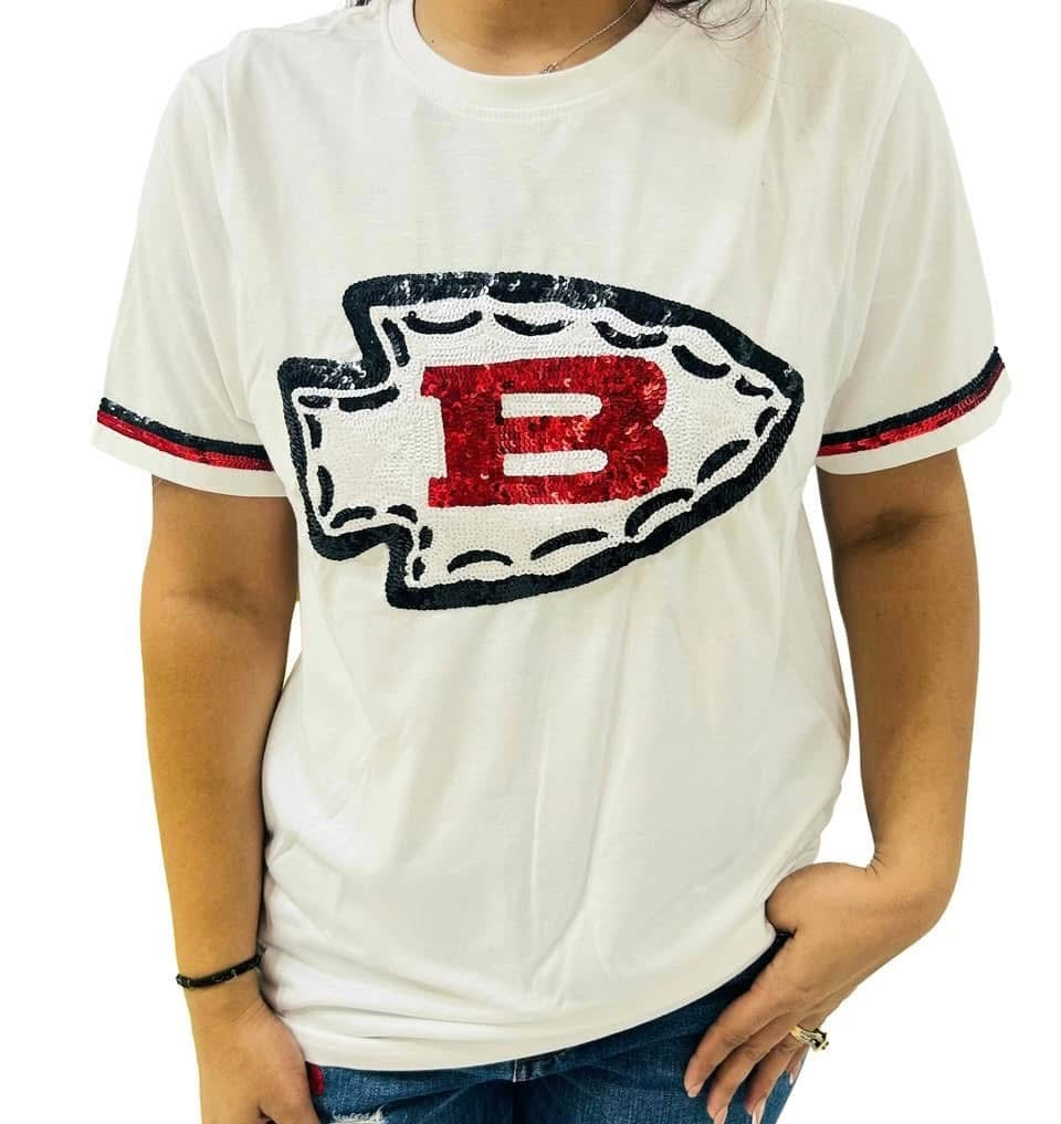 Arrowhead Sequin Shirt- Women's