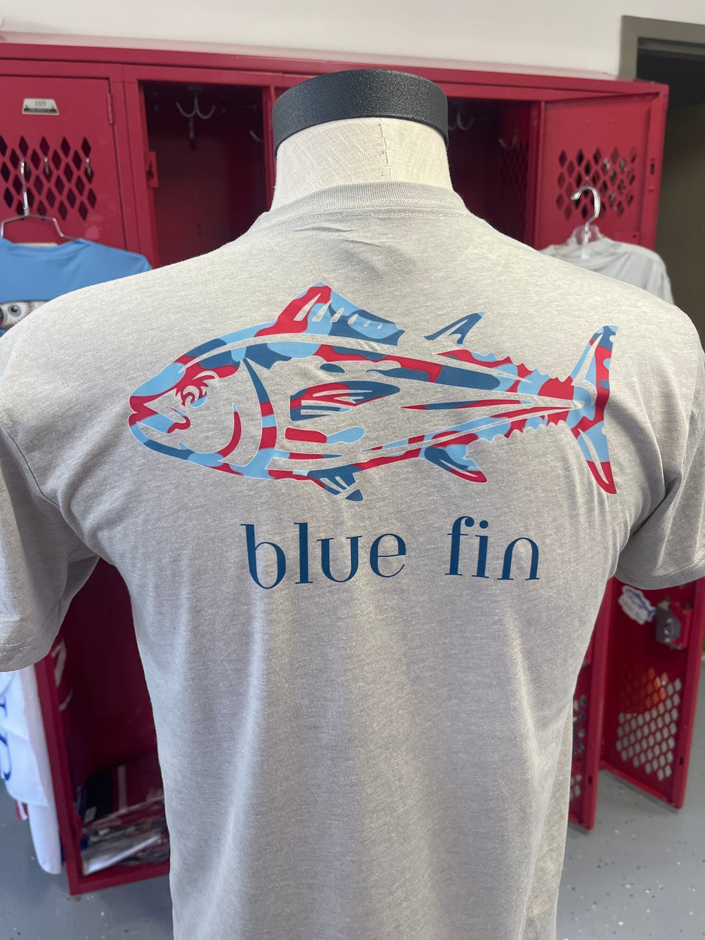 Blue Fin Camo Tee - Oxford Offshore