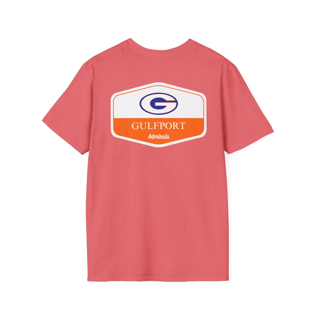 Gulfport Admirals Rounded Shield Unisex T-Shirt