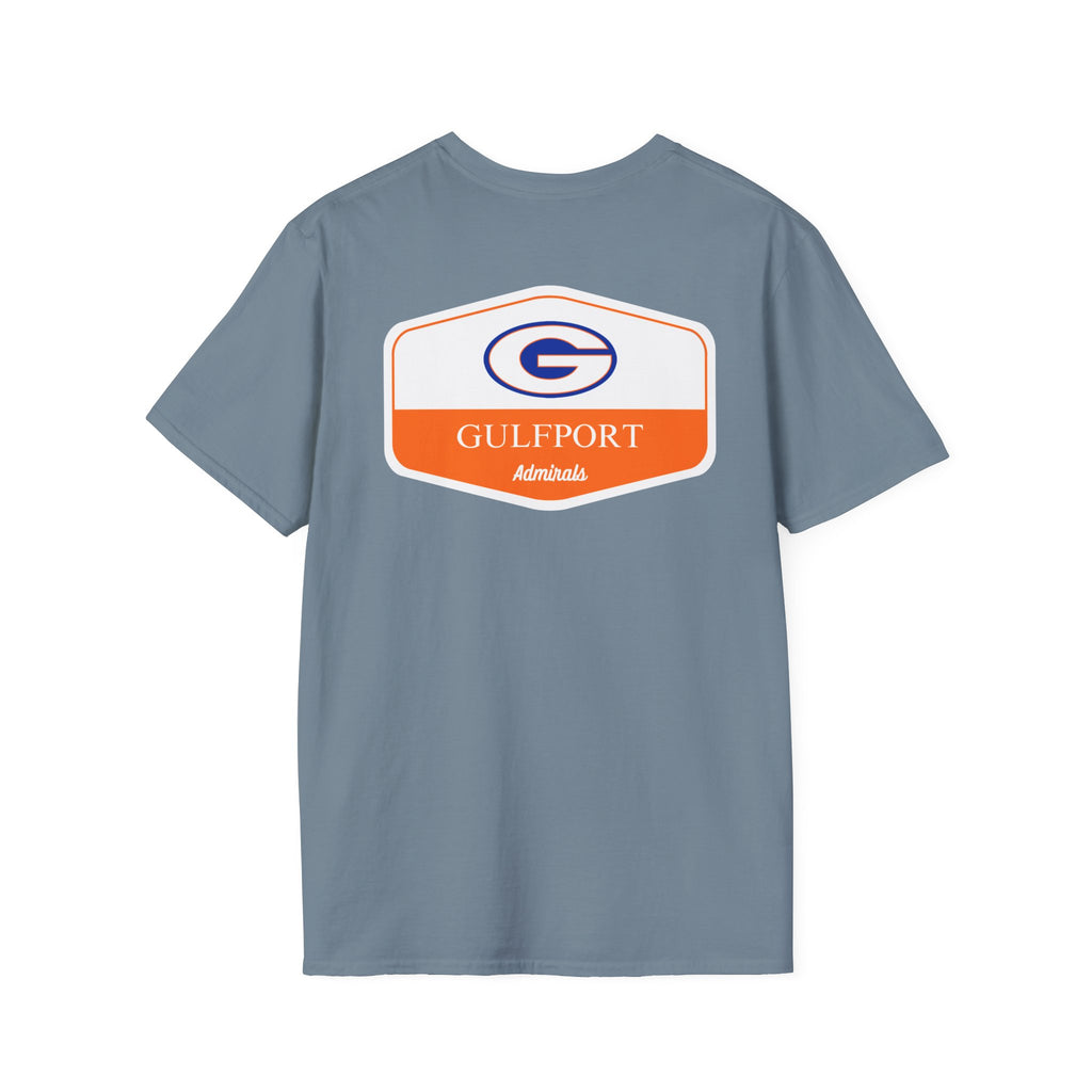 Gulfport Admirals Rounded Shield Unisex T-Shirt
